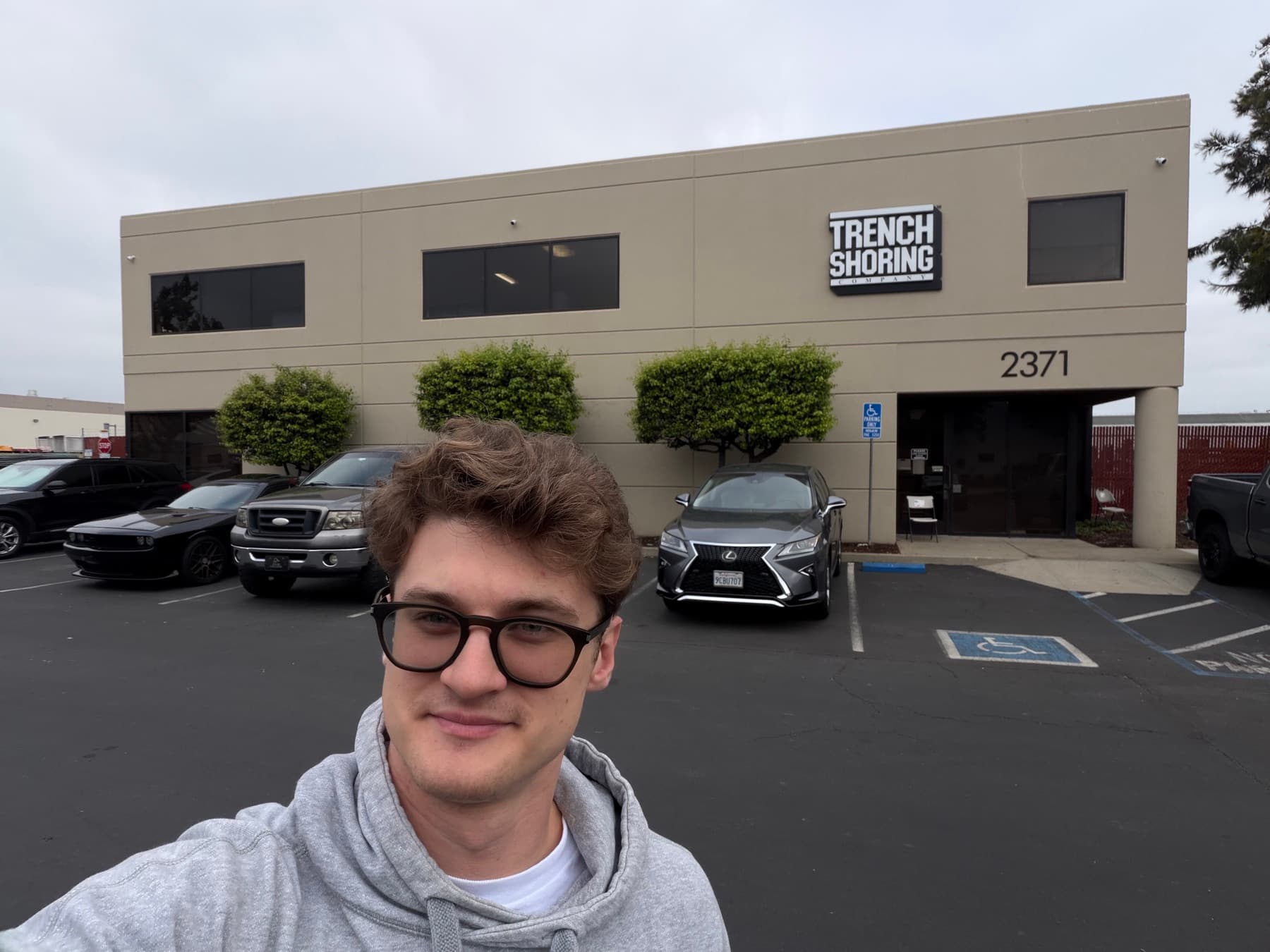 A Prox founder visiting a shoring company