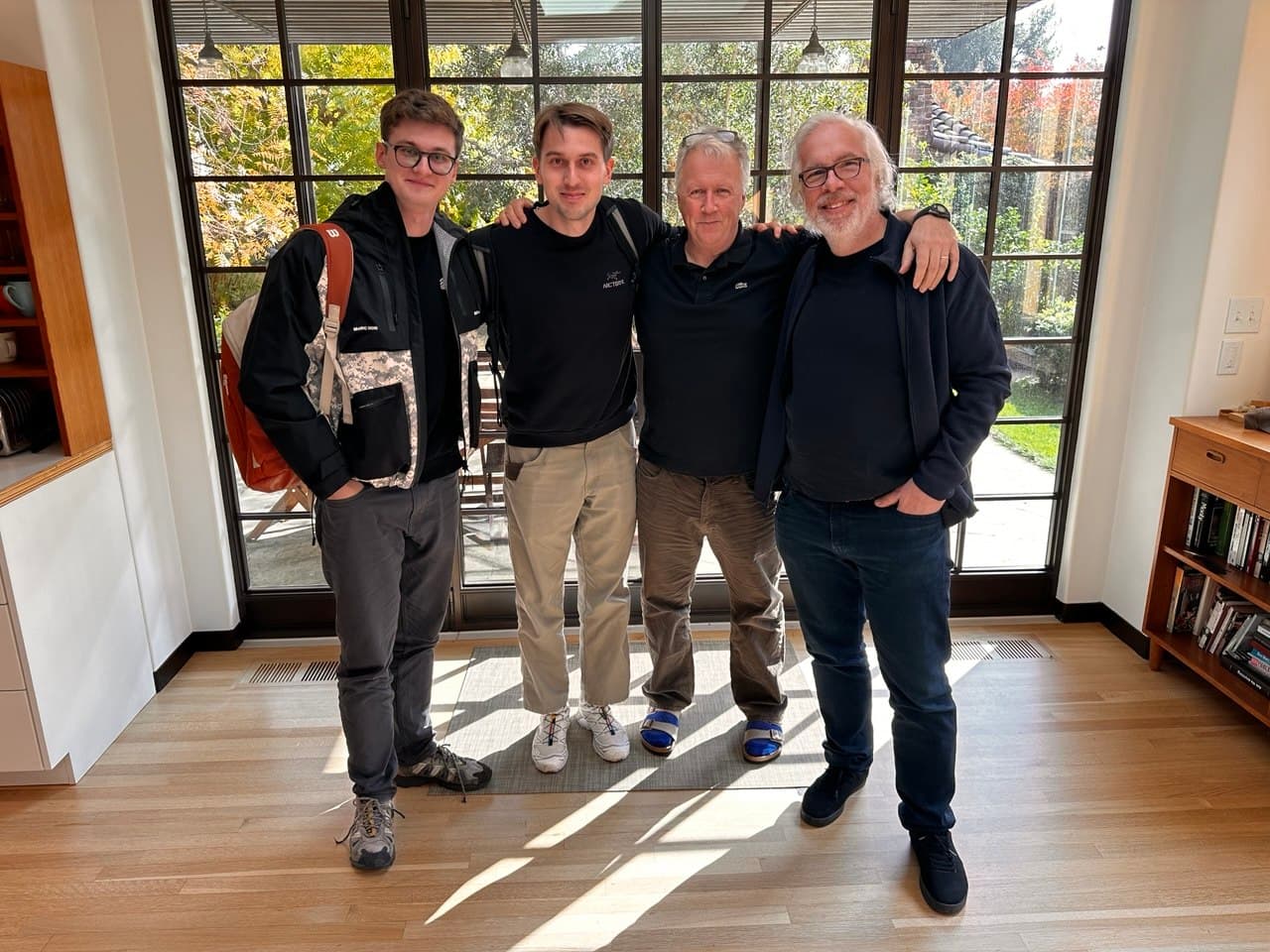 With Paul Graham and Trevor Blackwell