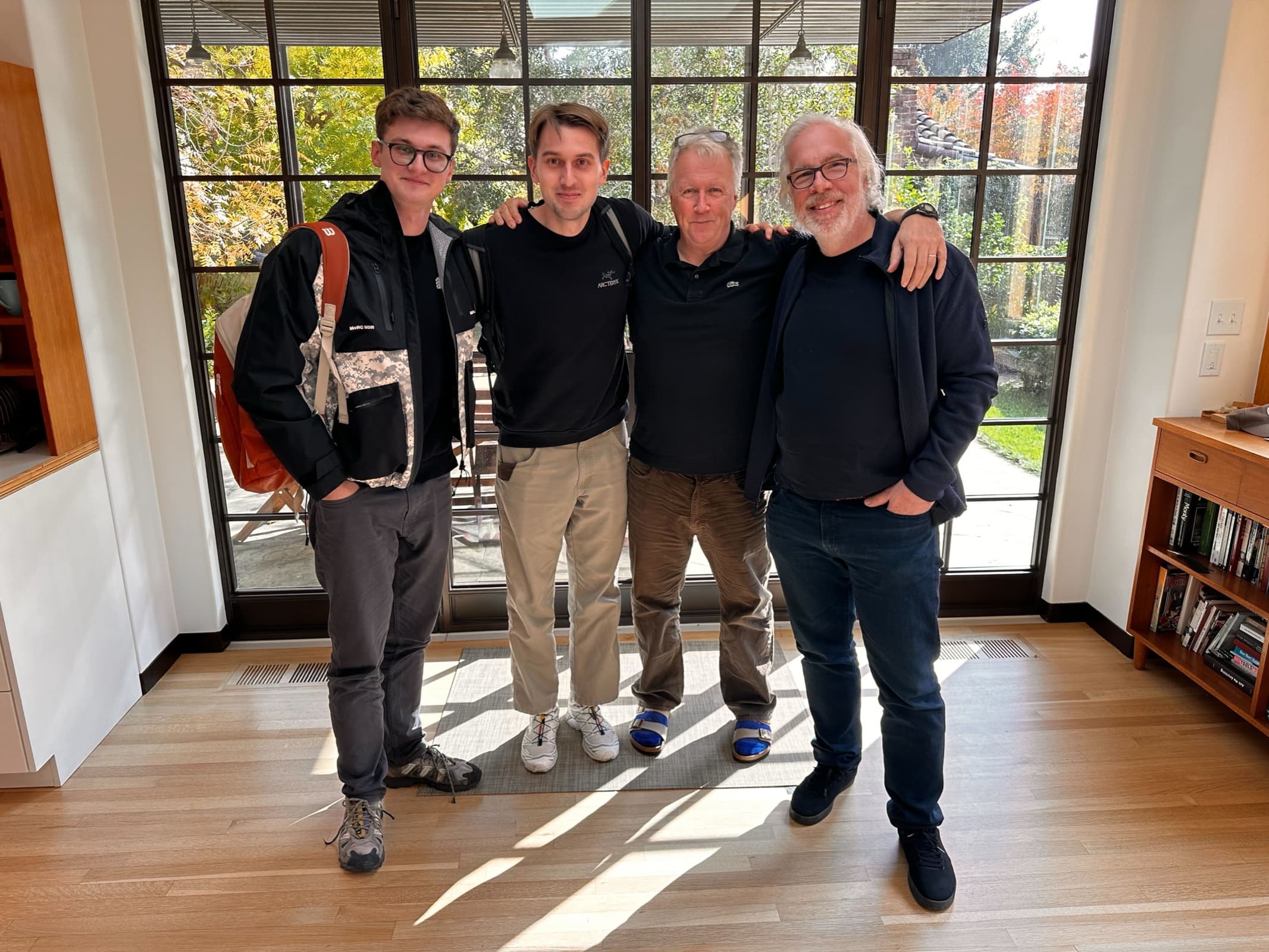 The Prox founders with company supporters