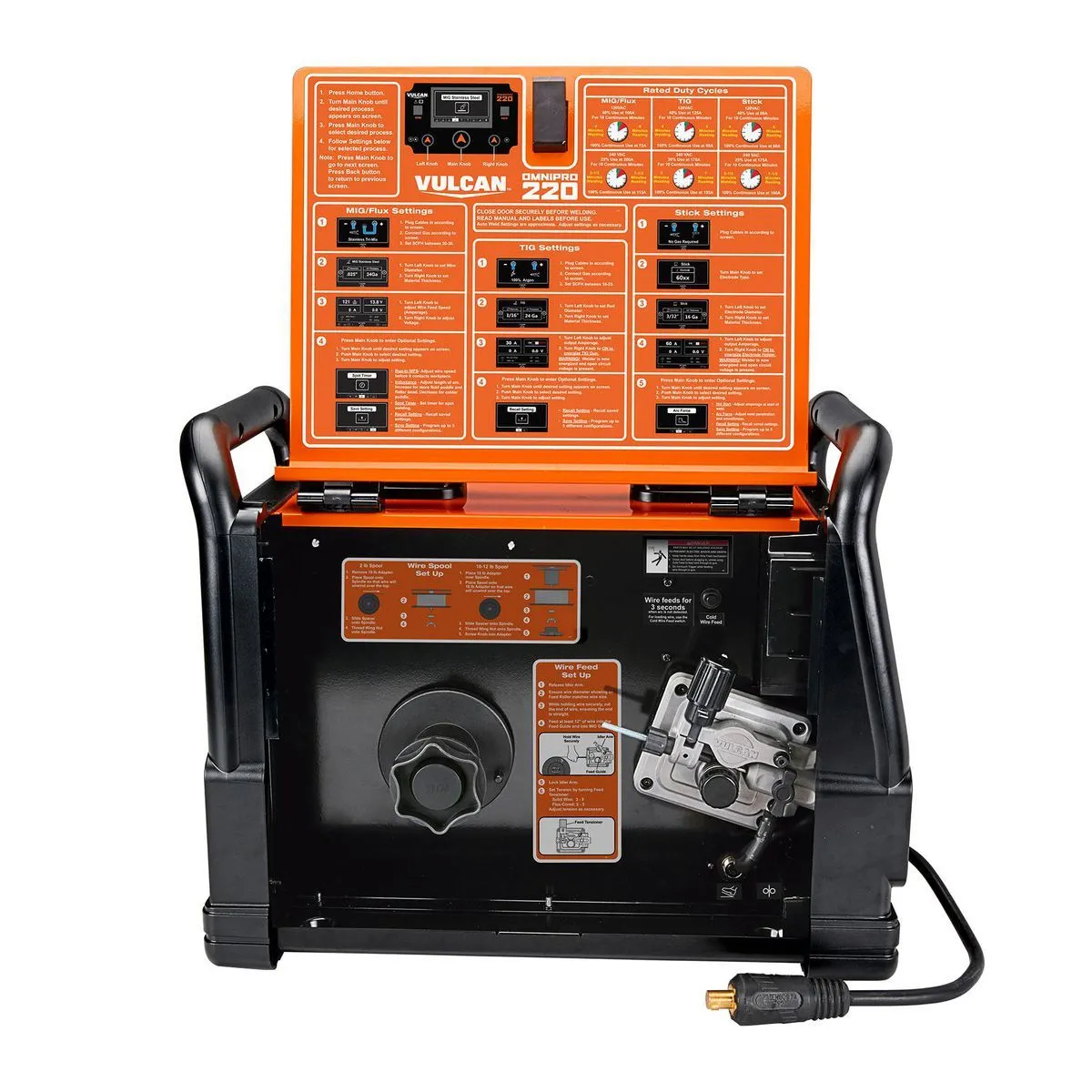 Vulcan OmniPro 220 interior